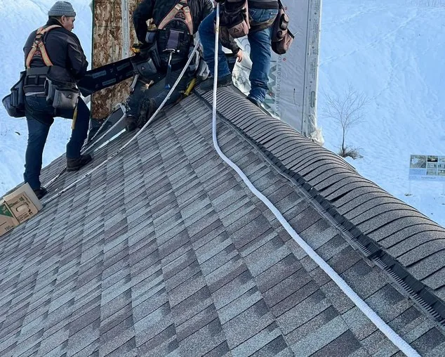 Diego Roofing LLC roofing crew at work